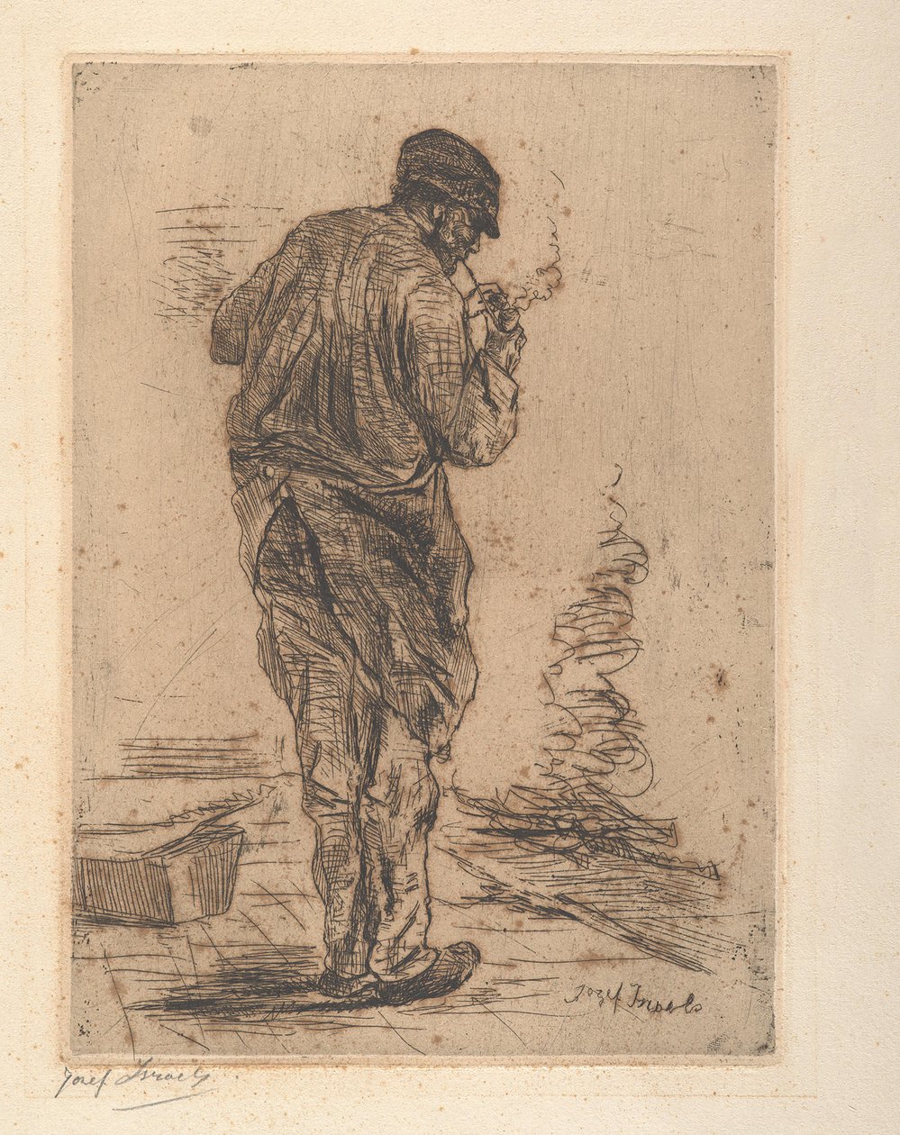 Öregember alkotó: Jozef Israëls