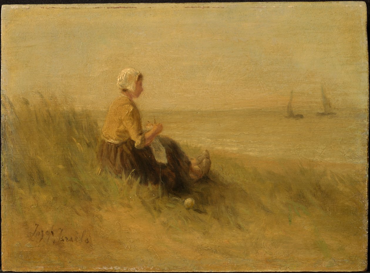 Nő a parton alkotó: Jozef Israëls