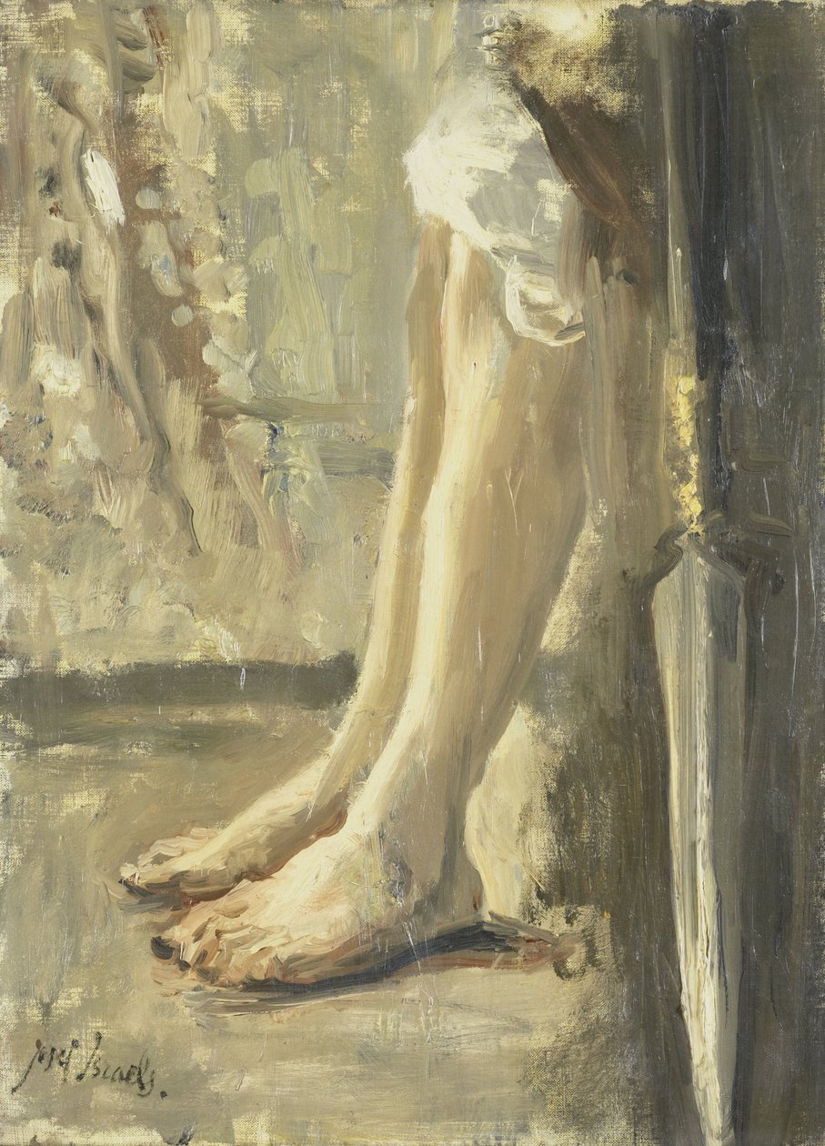 David lábai alkotó: Jozef Israëls (signed by artist)