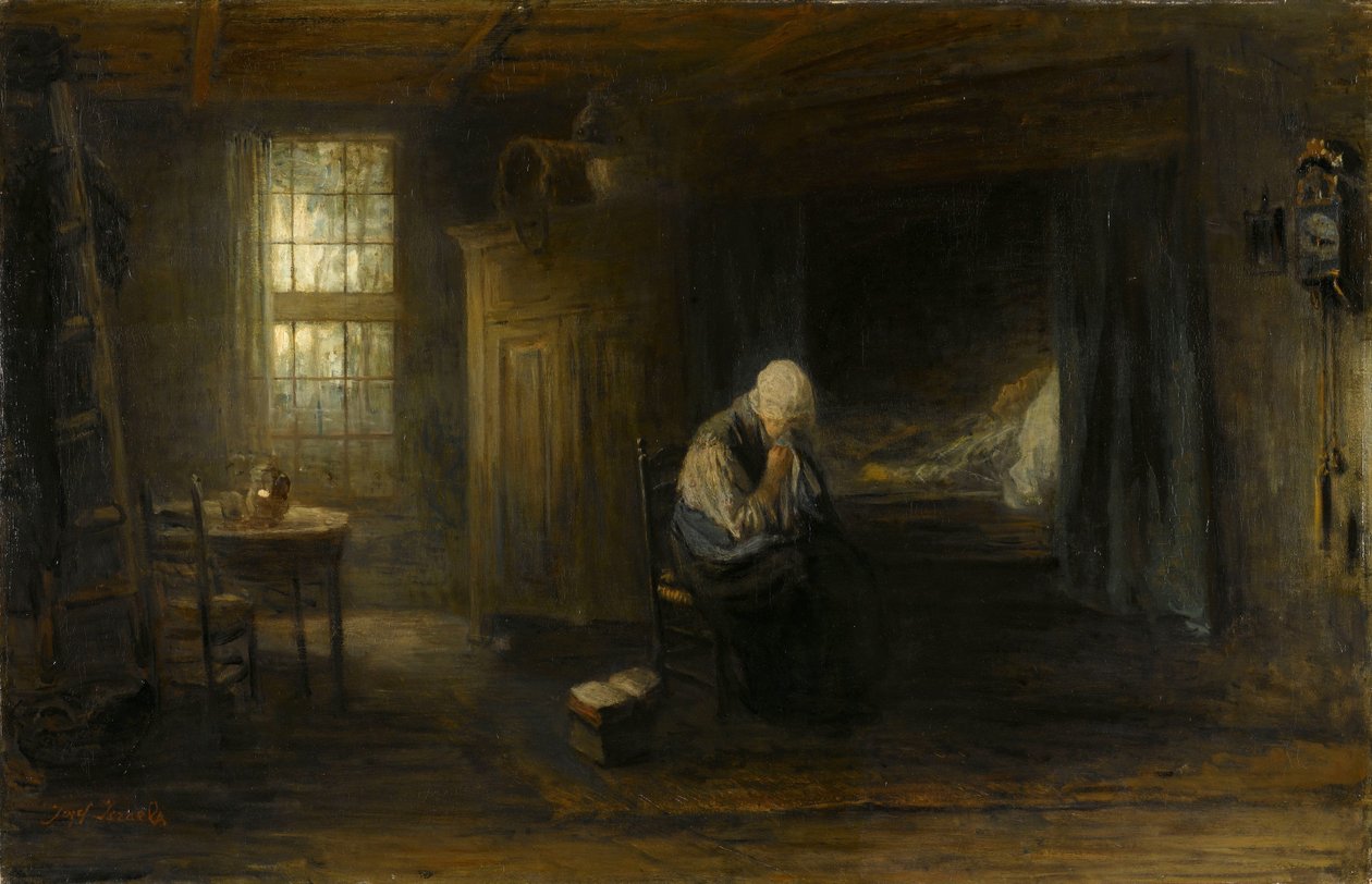 "Egyedül a világon" alkotó: Jozef Israëls