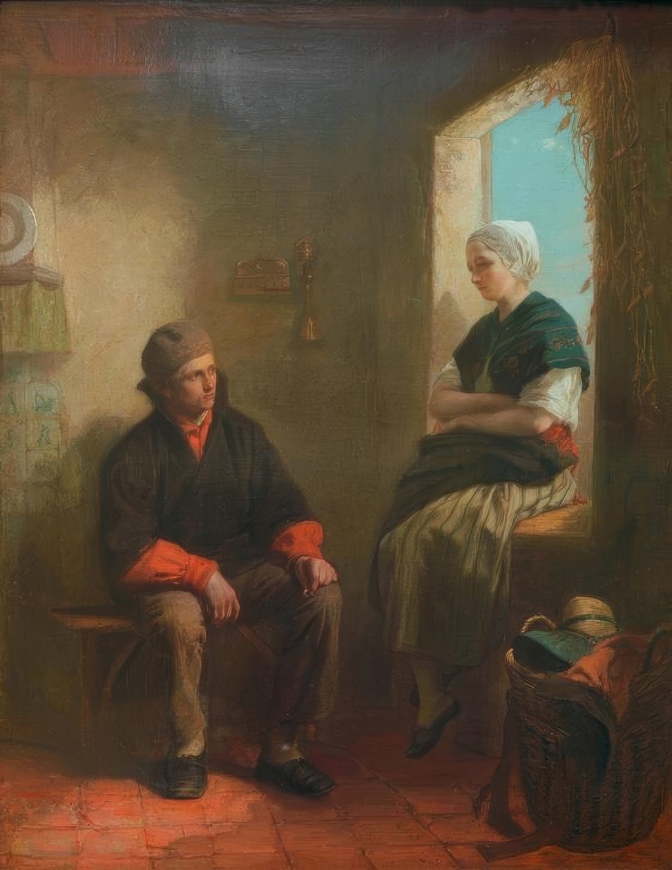 Első szerelem alkotó: Jozef Israëls
