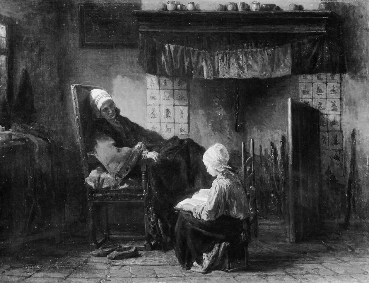 Nagymama kincse. alkotó: Jozef Israëls