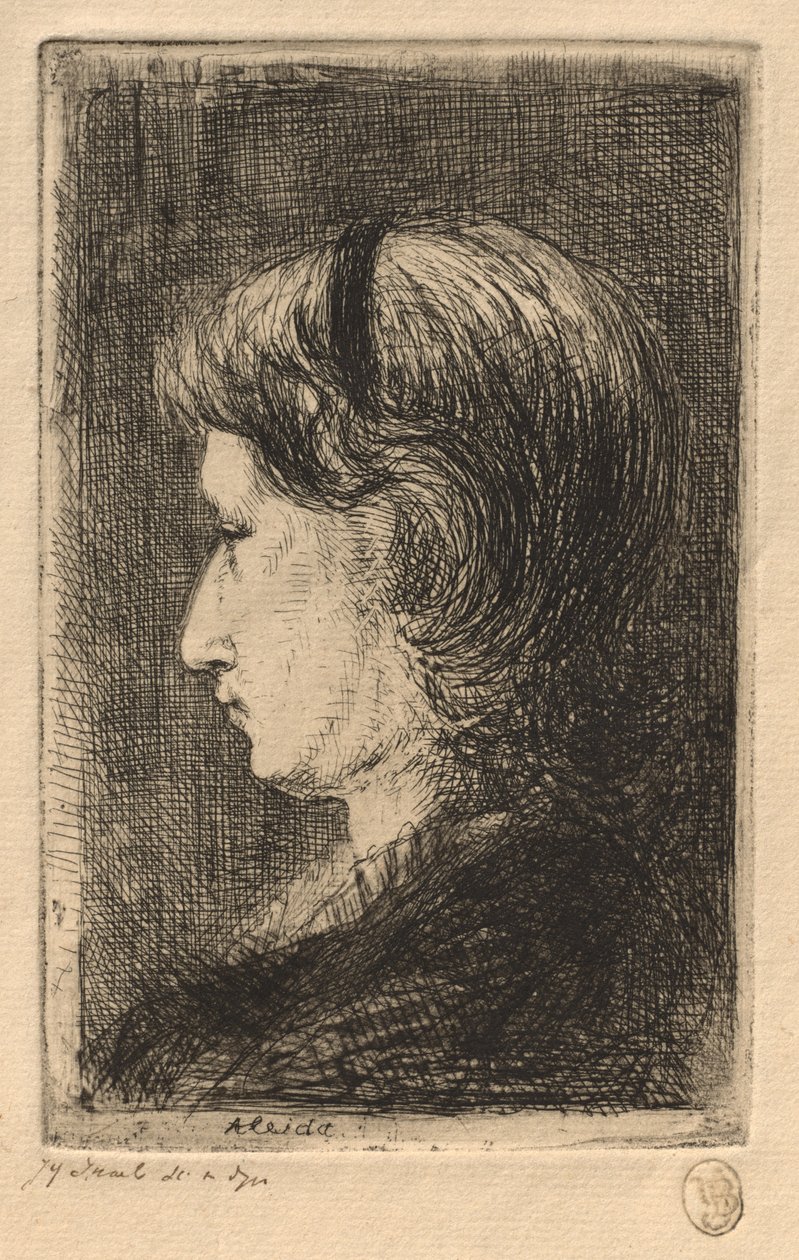 Mrs. portréja Izrael, 1875. alkotó: Jozef Israëls