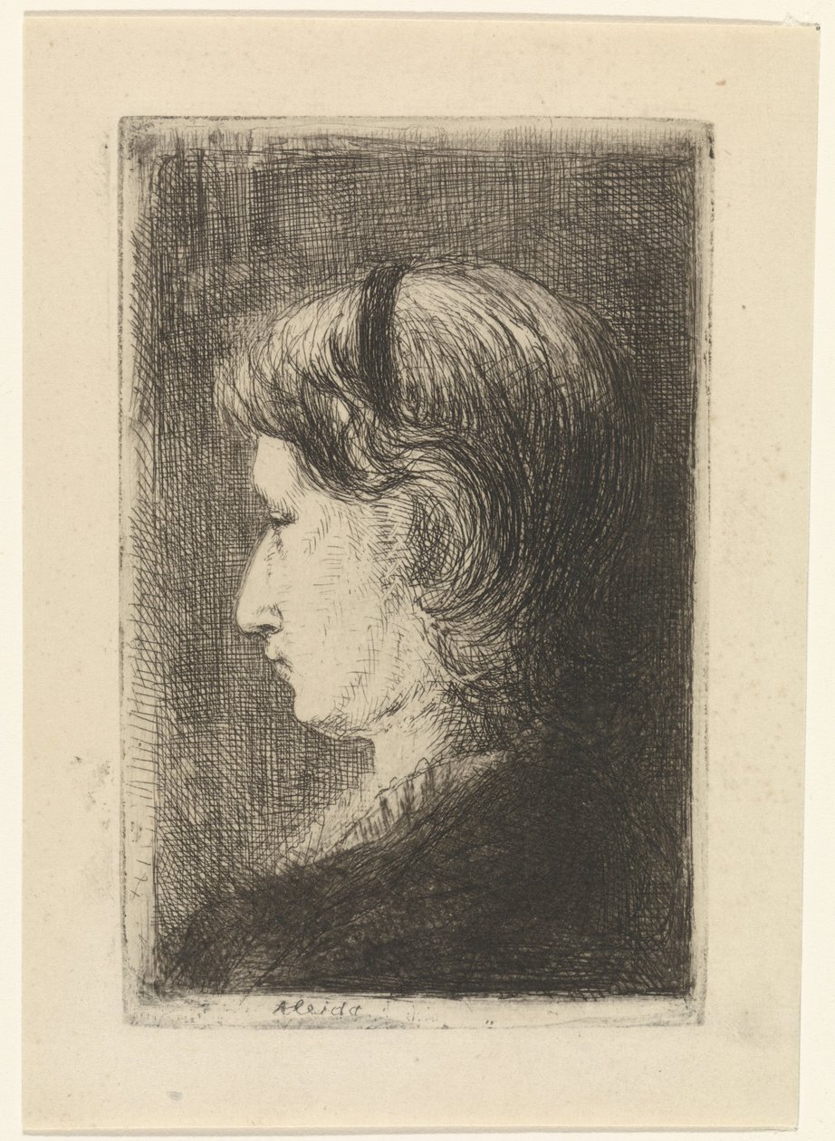 Aleida bárány portréja alkotó: Jozef Israëls