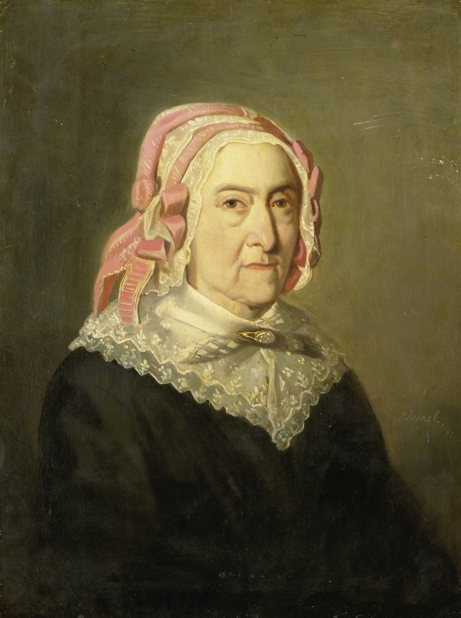 Sientje Nijkerk-Servaas 90 évesen, 1857-ben alkotó: Jozef Israëls