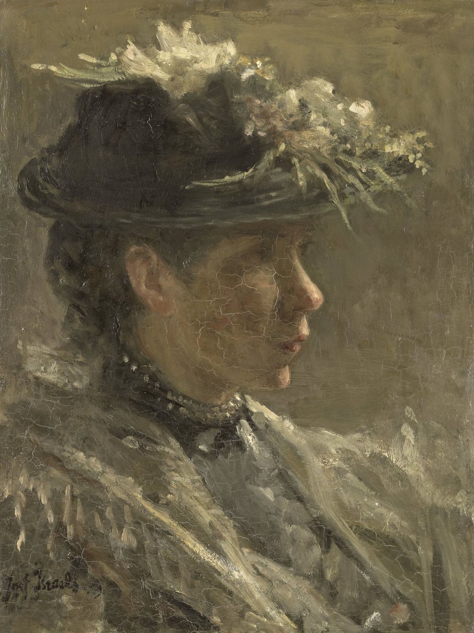 Sijtje van Bemmel (1880-1963) tanulmánya alkotó: Jozef Israëls