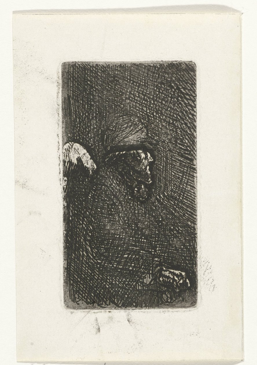 Ülő öregember alkotó: Jozef Israëls