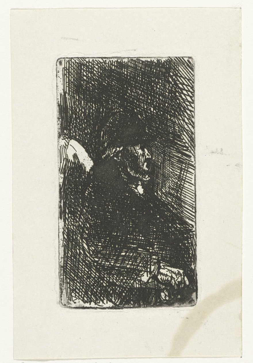 Ülő öregember alkotó: Jozef Israëls