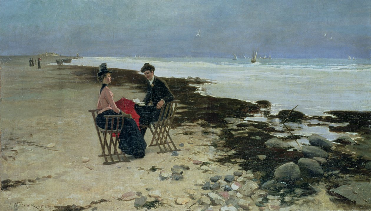 Tengerparti ünnep, 1888 alkotó: Jozef Wodzinski