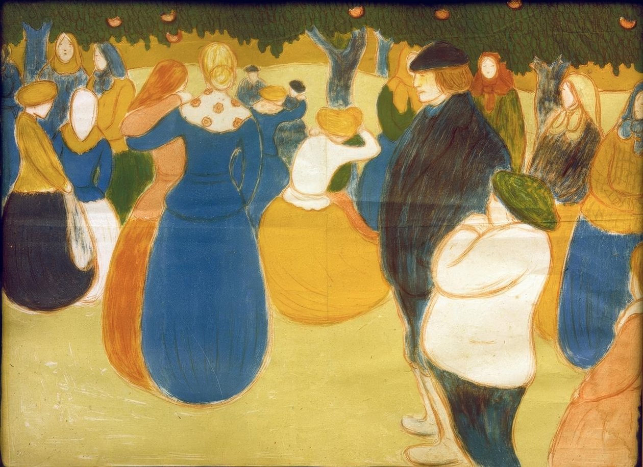 Vásár Bretagne-ban alkotó: József Rippl Rónai