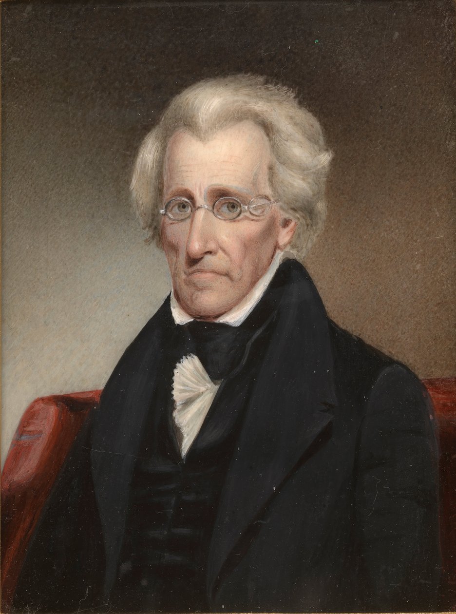 Andrew Jackson portréja (1767-1845) alkotó: Jr. James Tooley