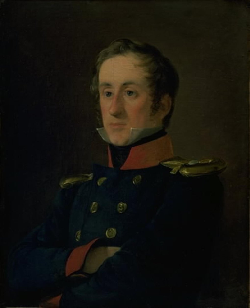 Emil Wilhelm Normann tengerészfestő egyenruhájában, mint haditengerészeti tiszt alkotó: Jørgen Roed