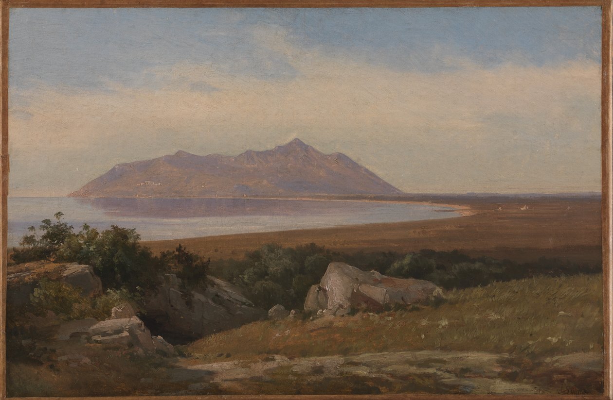 Monte Circeo Terracina kerületéből nézve alkotó: Jørgen V. Sonne