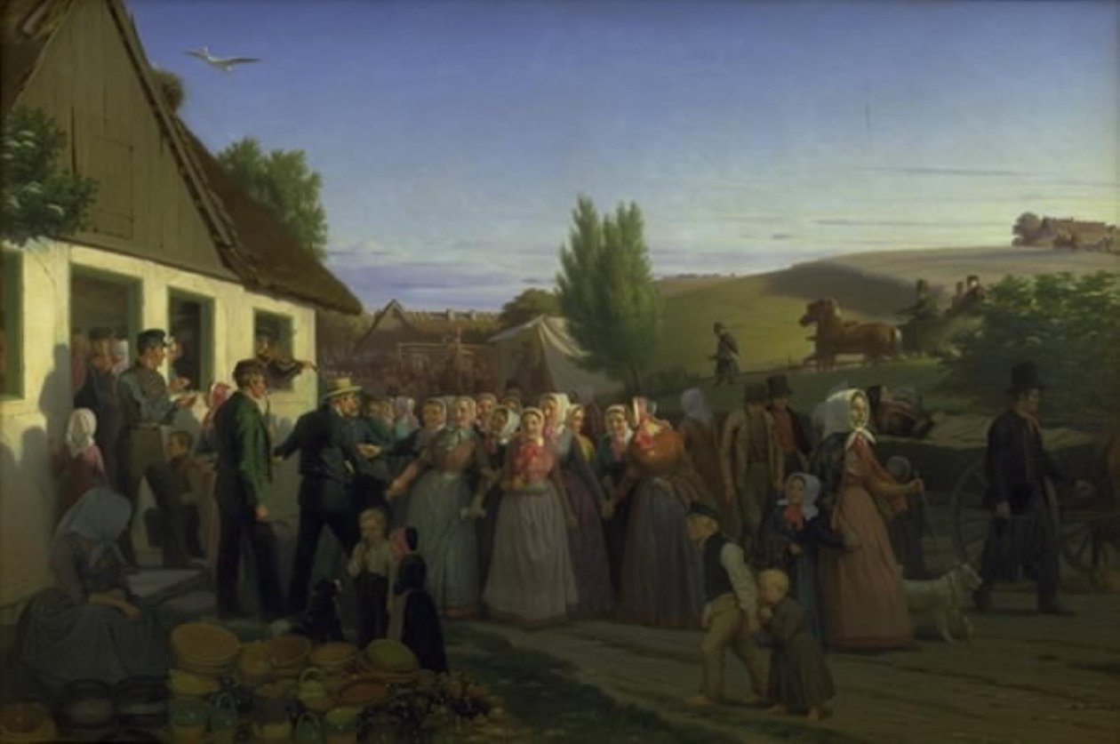 Utca. Hansel és Gretel Tisvildében alkotó: Jørgen V. Sonne