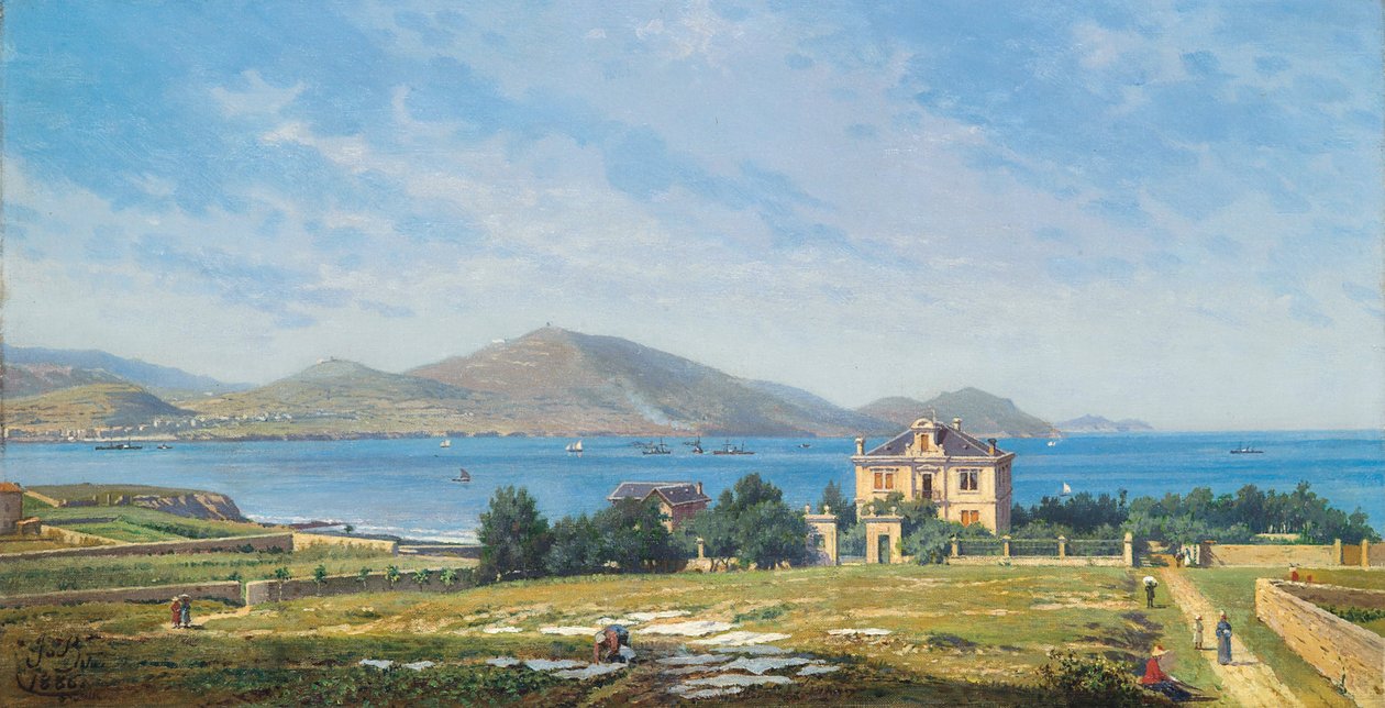 Kilátás El Abra, Bilbao, Algortából alkotó: Juan de Barroeta