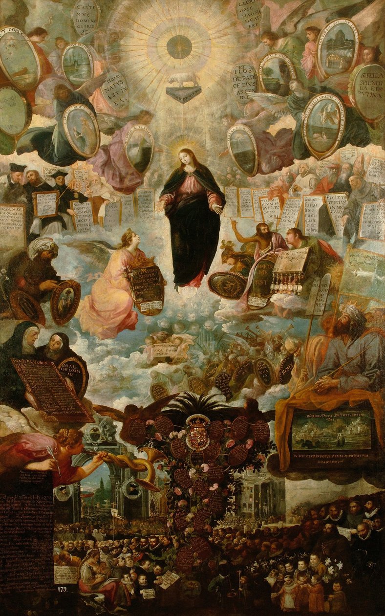 A Szeplőtelen Szűz allegóriája alkotó: Juan de Roelas