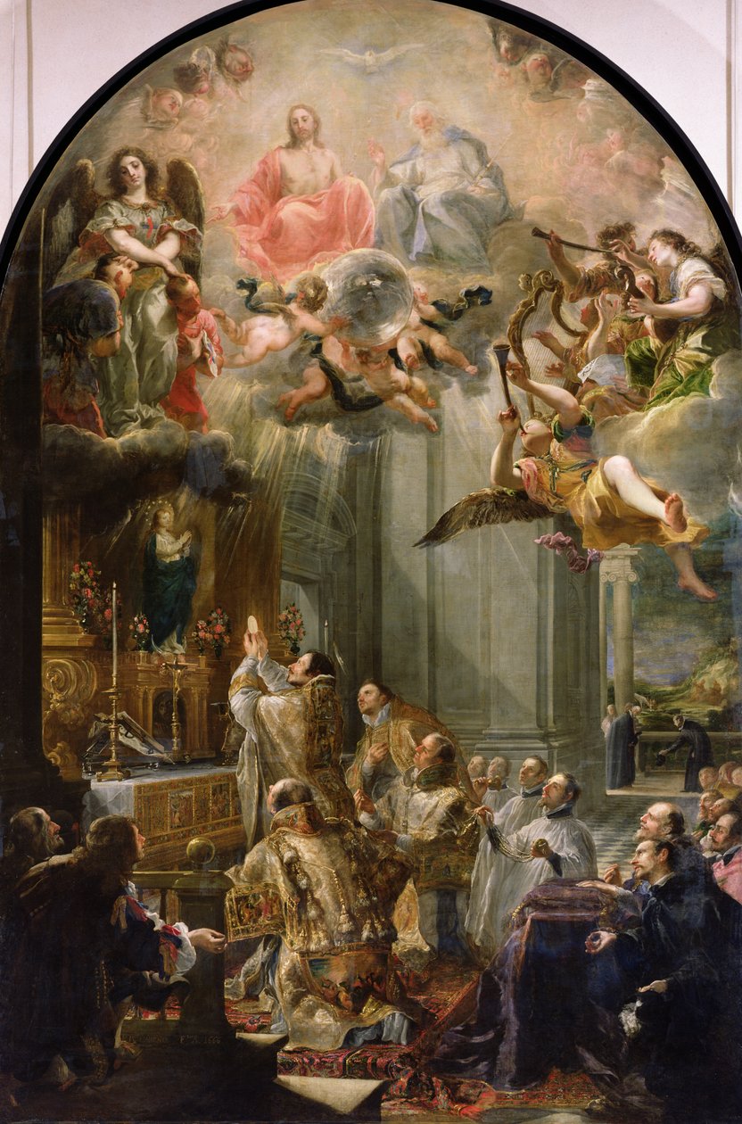 Szentmise a Szentháromságrendért, 1666 alkotó: Juan Carreño de Miranda