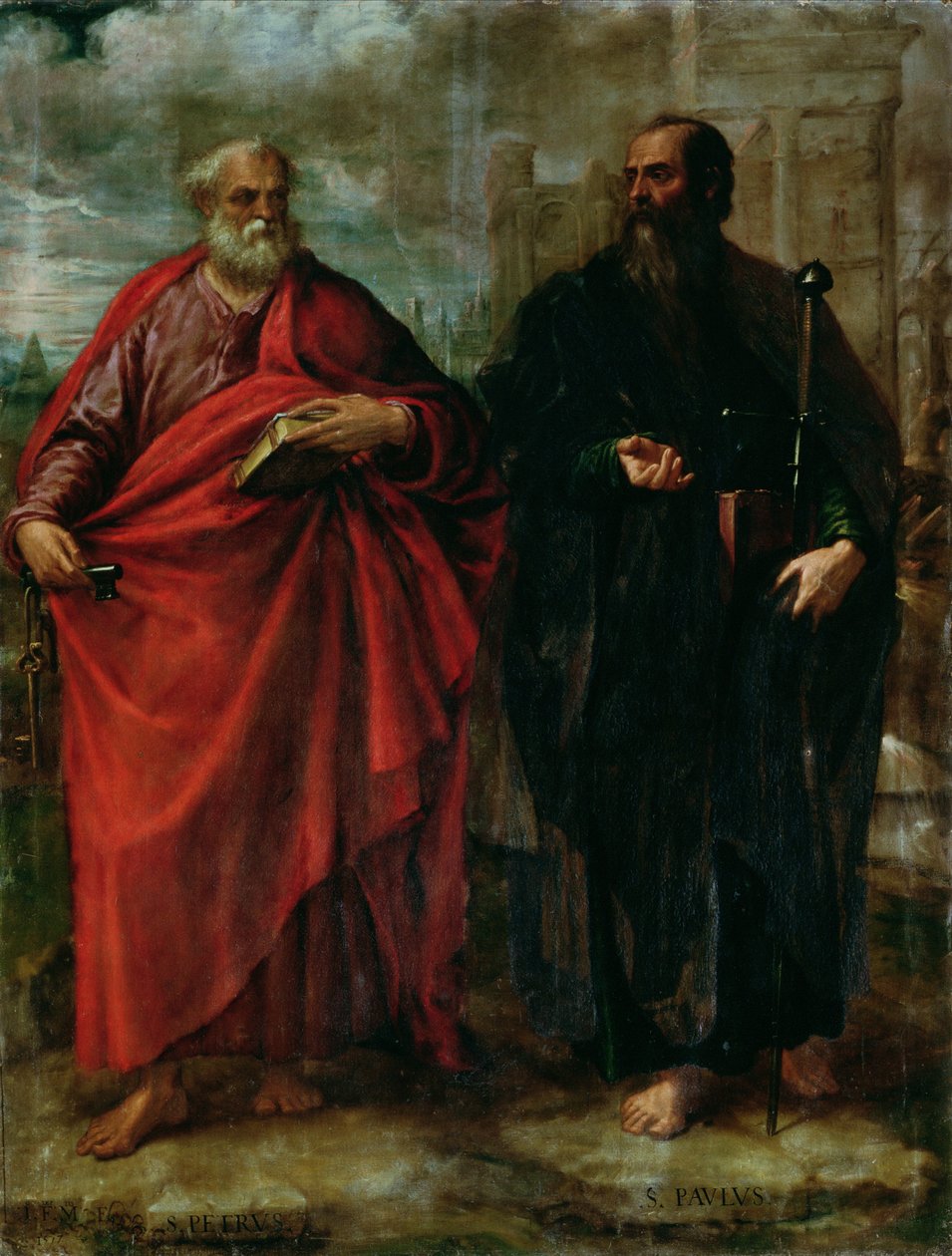 Szent Péter és Szent Pál, 1577 alkotó: Juan Fernandez de Navarrete