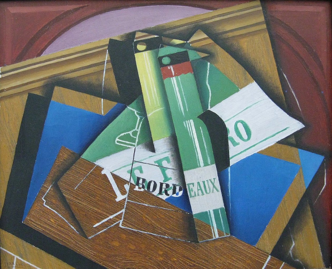 A bordeaux -i palackok alkotó: Juan Gris