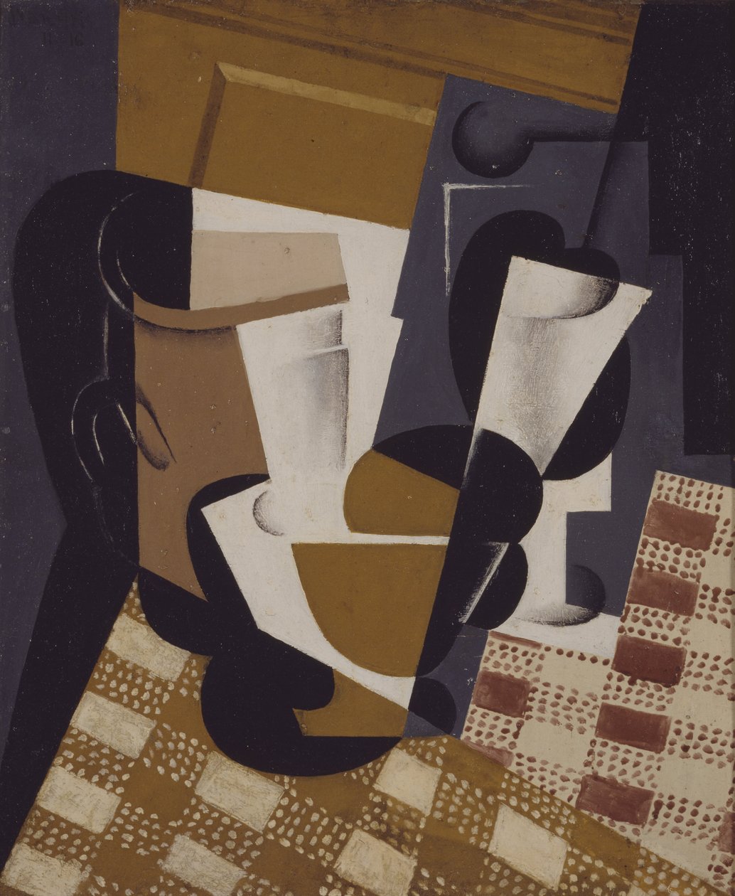 Kancsó és üveg alkotó: Juan Gris