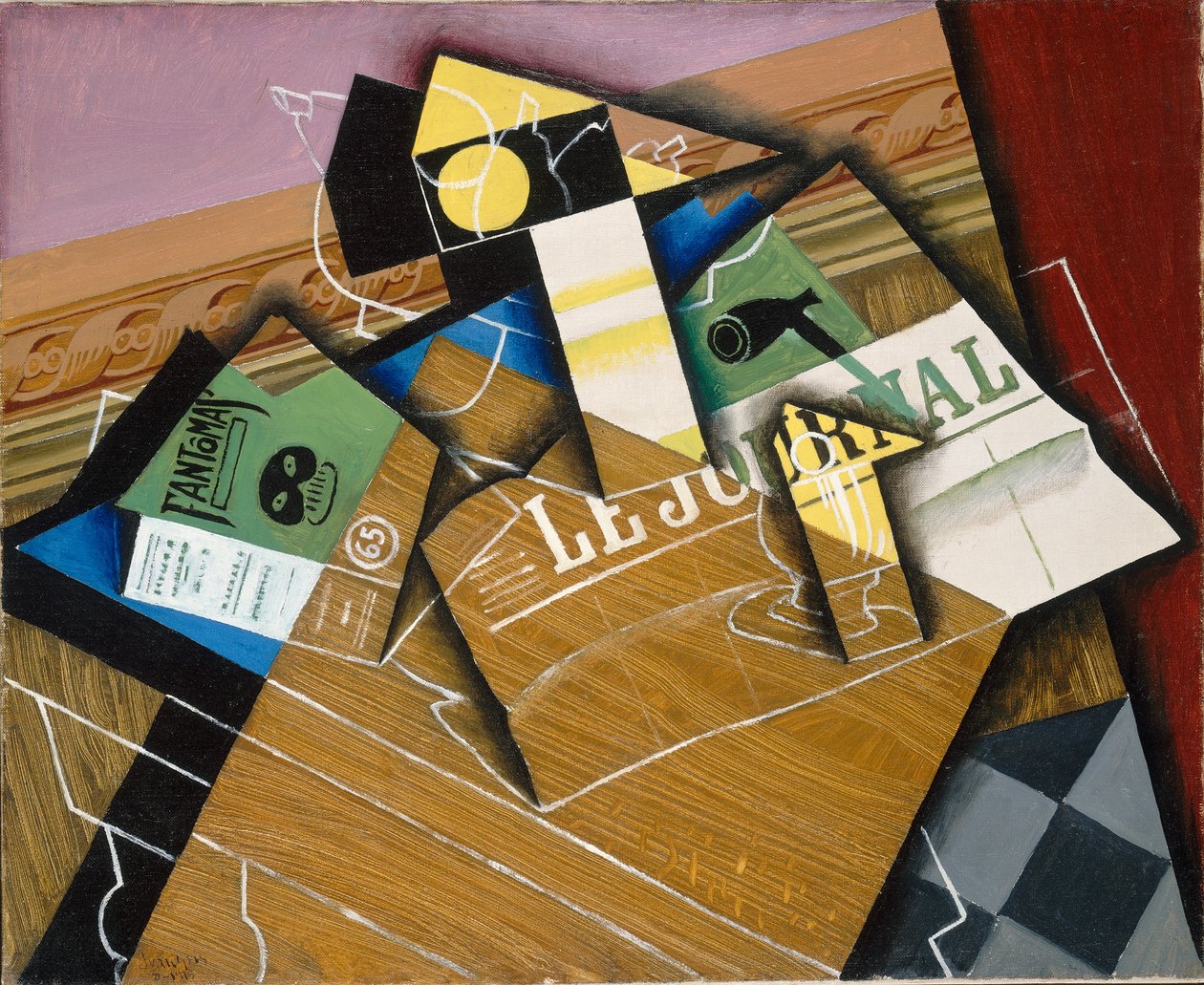 Fantomas, 1915 alkotó: Juan Gris