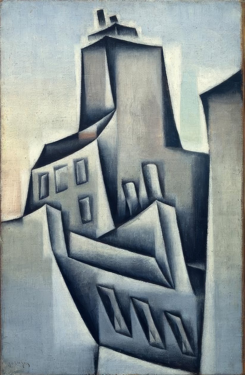 Házak Párizsban alkotó: Juan Gris