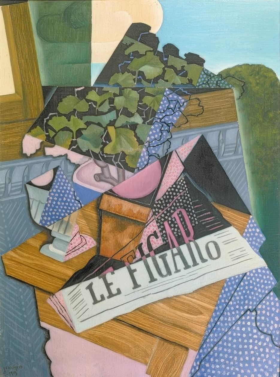 A geránium edénye alkotó: Juan Gris