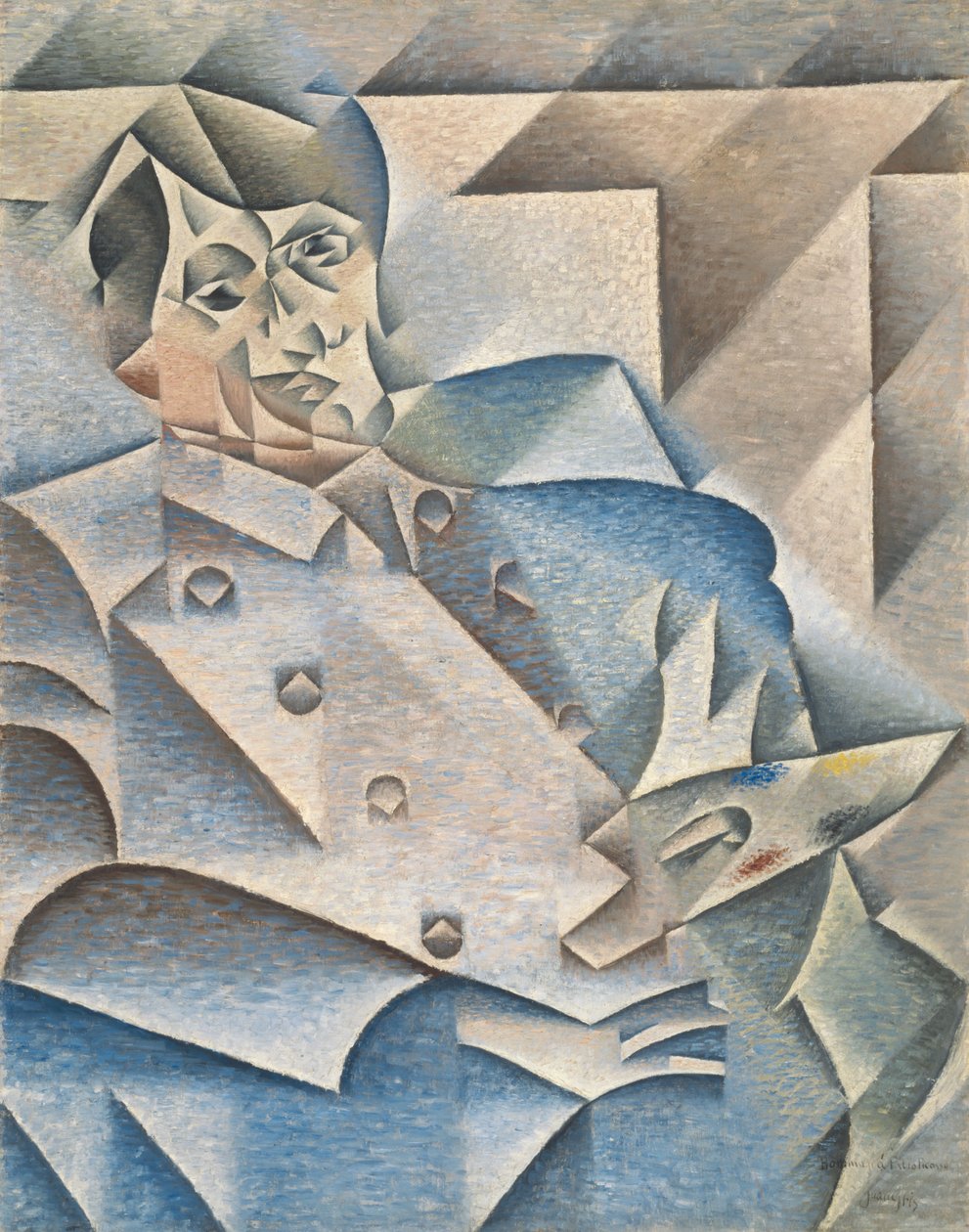 Pablo Picasso arcképe alkotó: Juan Gris
