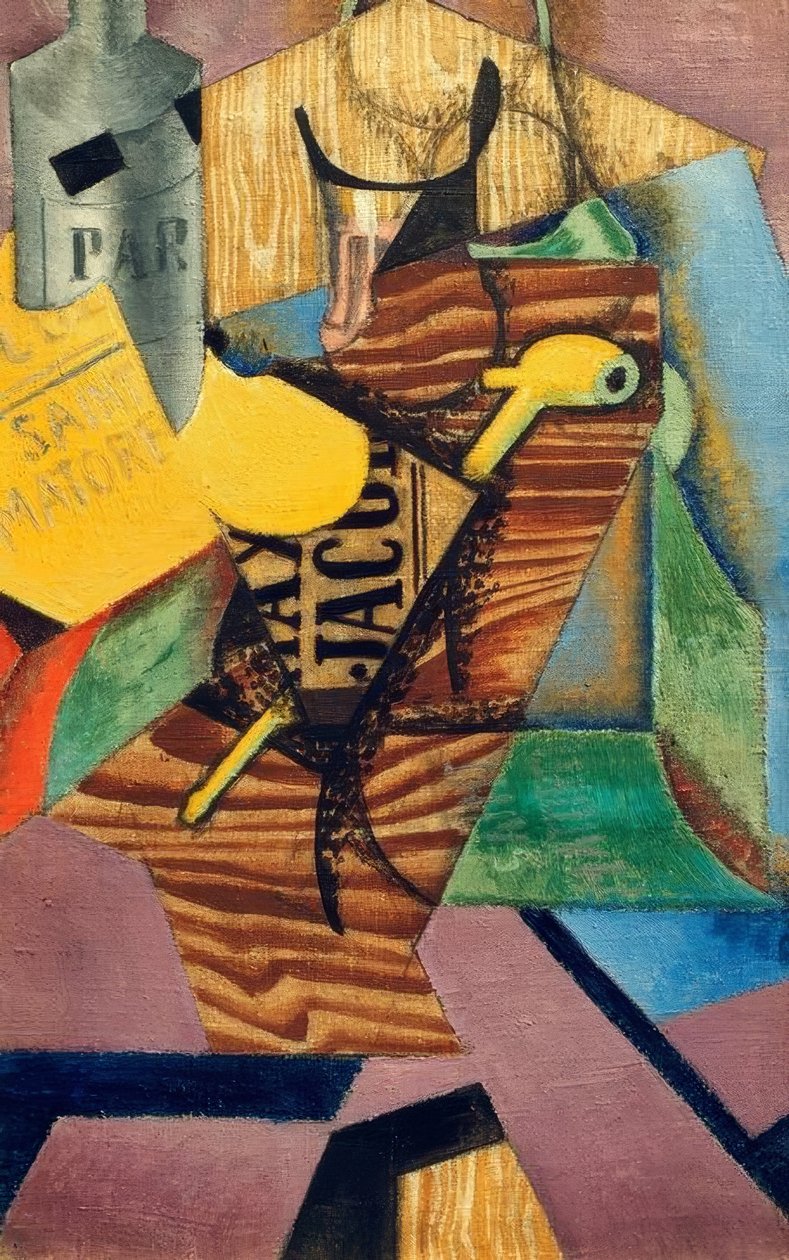 Csendélet könyvvel (Saint Matorel) alkotó: Juan Gris