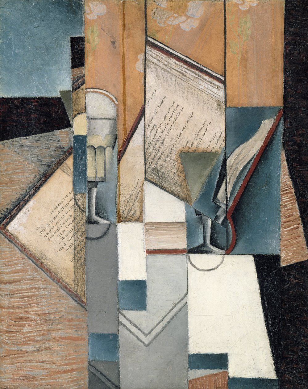 A könyv, 1913 alkotó: Juan Gris