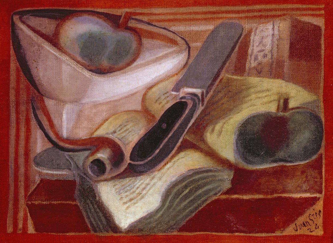 A könyv, 1924 alkotó: Juan Gris