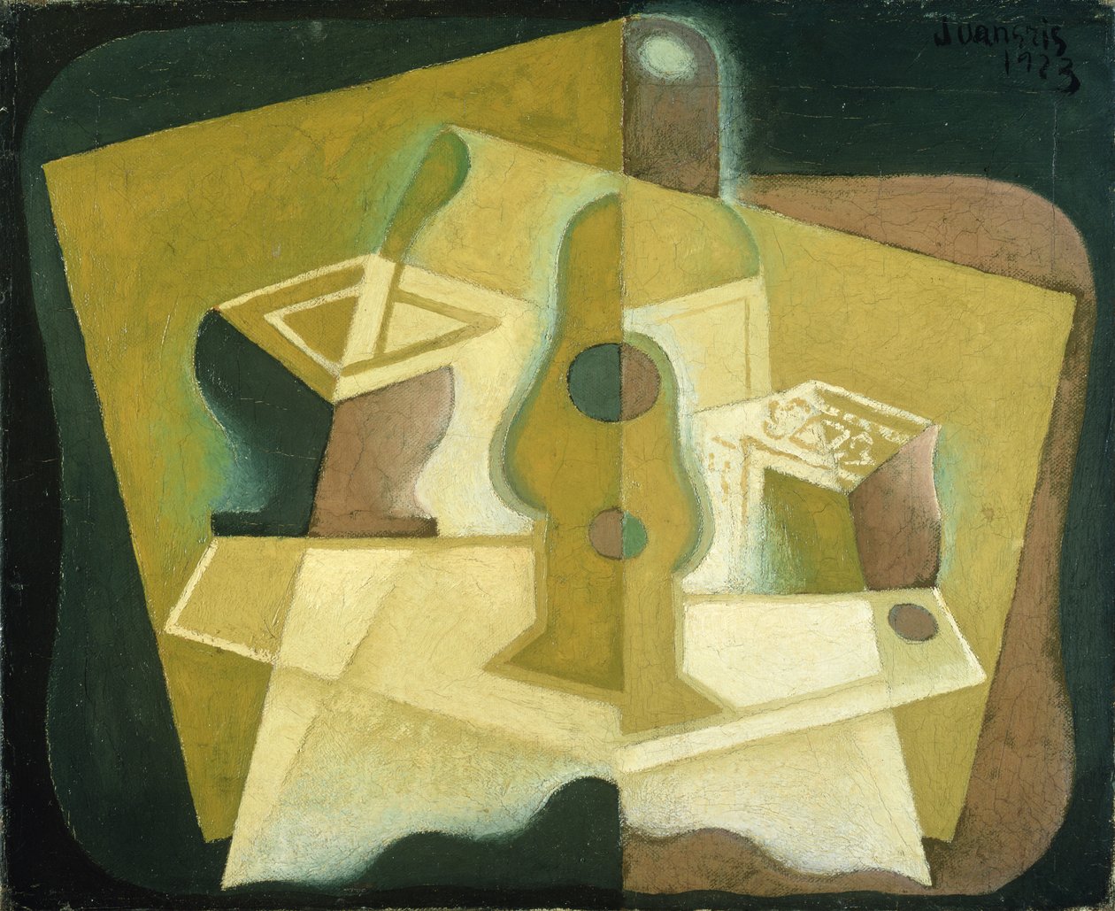 A csomag dohány, 1923 körül alkotó: Juan Gris