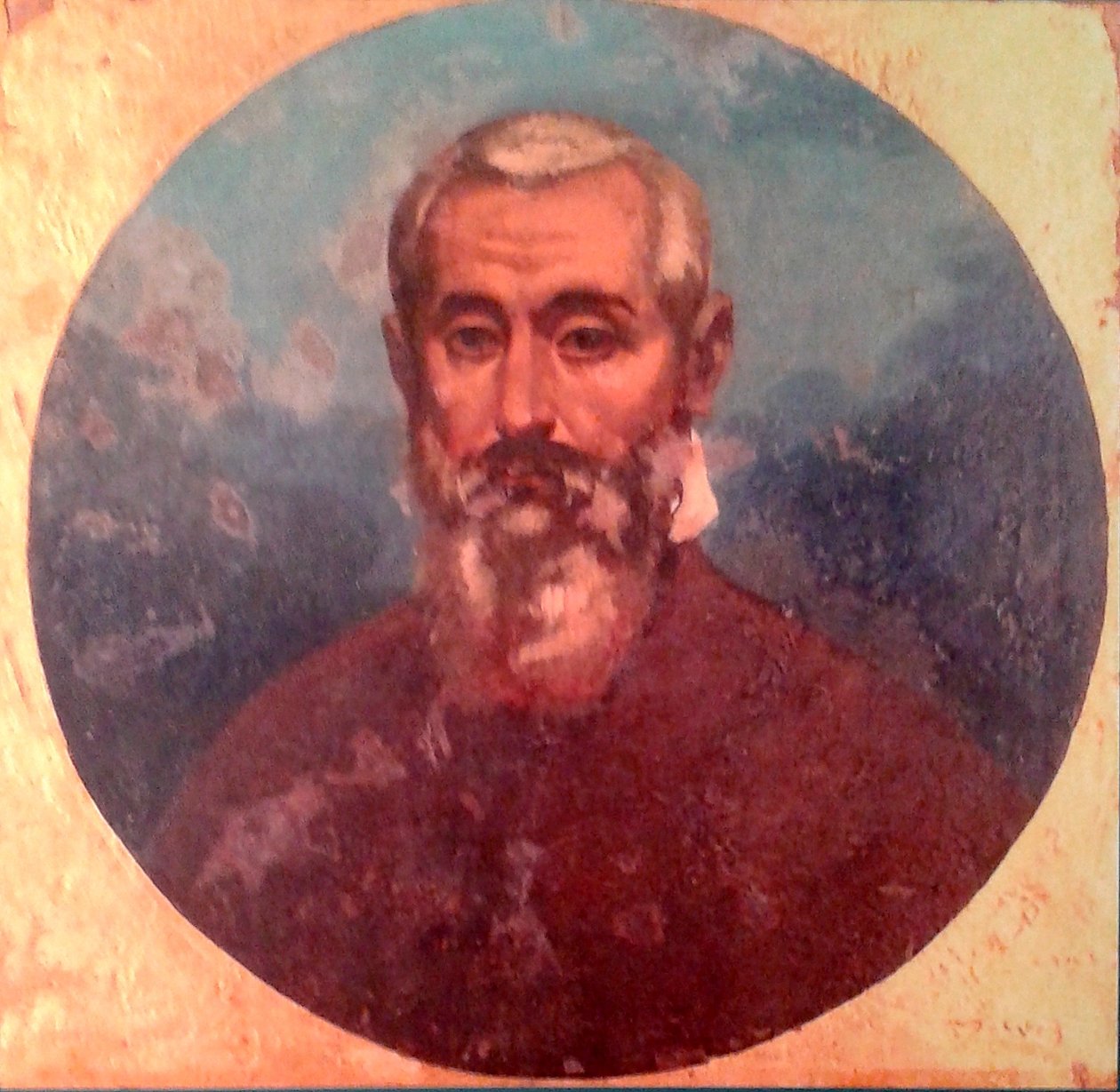 Jacopo Tintoretto olasz festő portréja alkotó: Juan Leon Palliere