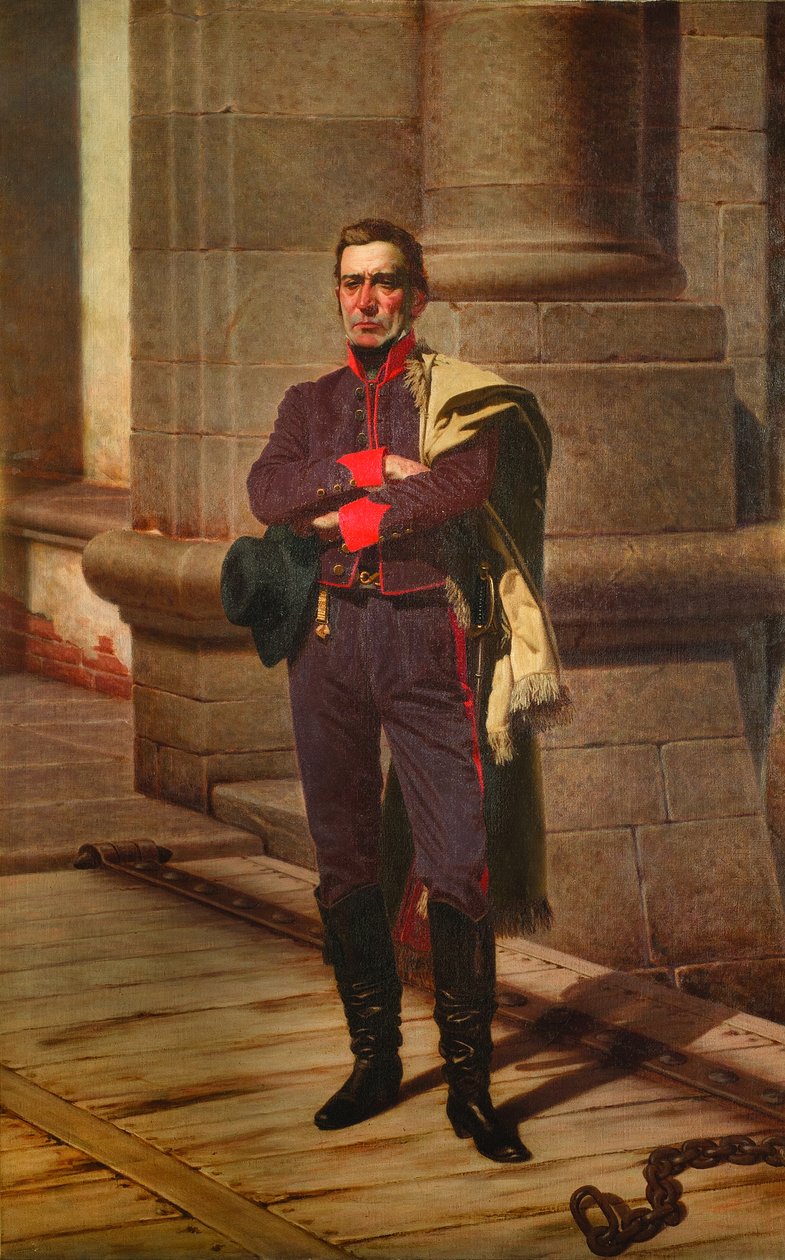Artigas a Citadellában alkotó: Juan Manuel Blanes