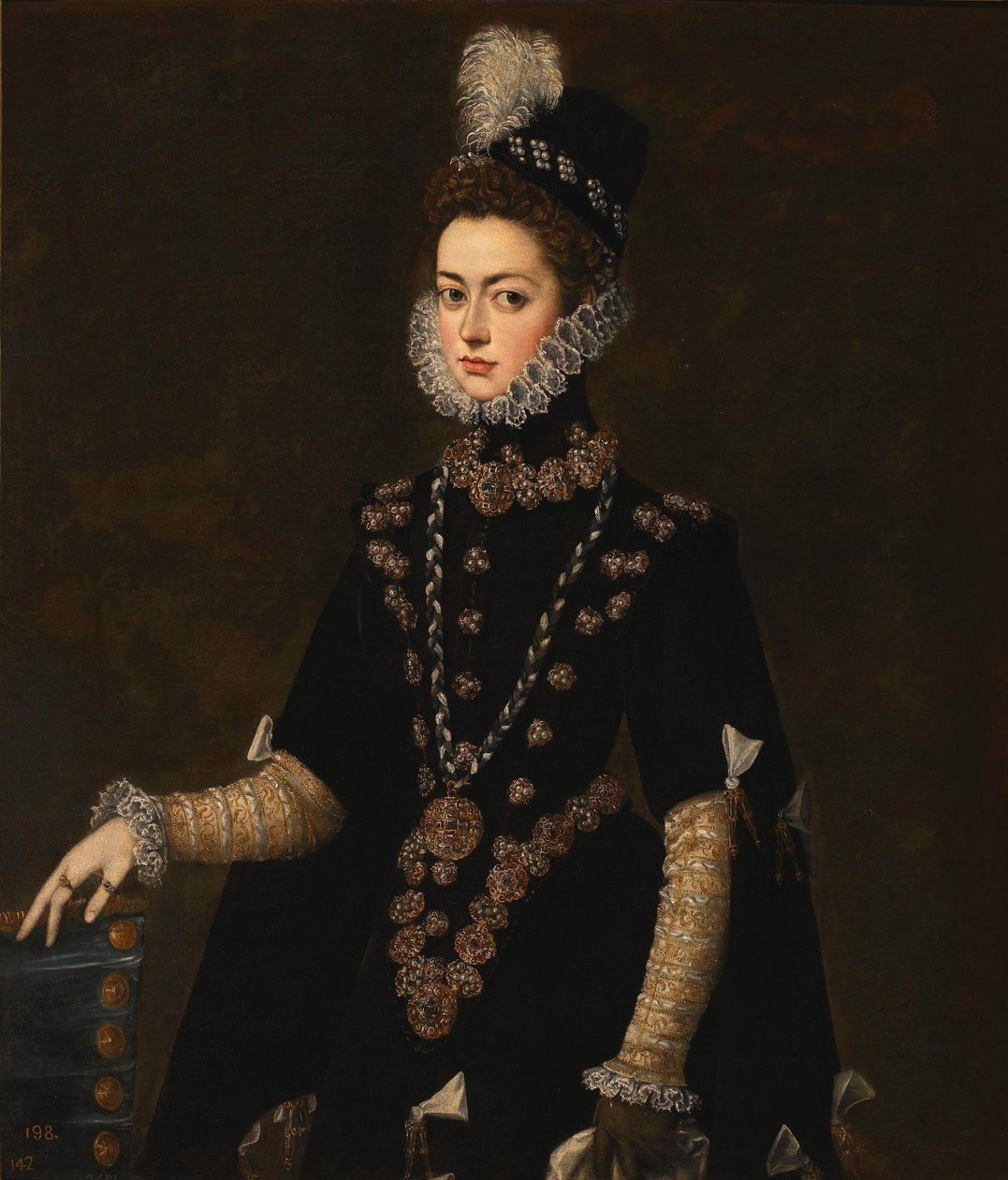 Infanta Catalina Micaela osztrák alkotó: Juan Pantoja de la Cruz