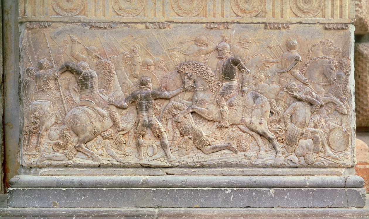 Bas relief panel (márvány) alkotó: Juan de Orea