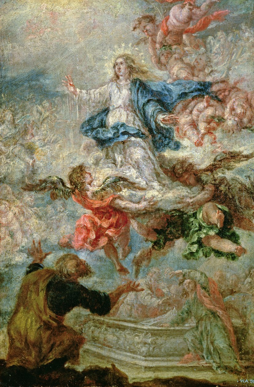 Szűz Mária mennybemenetele, 1676 alkotó: Juan de Valdes Leal