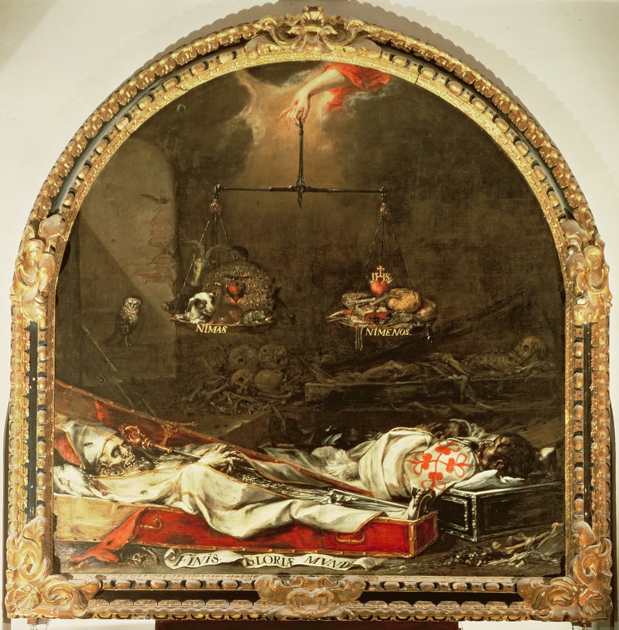 A világ dicsőségének vége alkotó: Juan de Valdes Leal