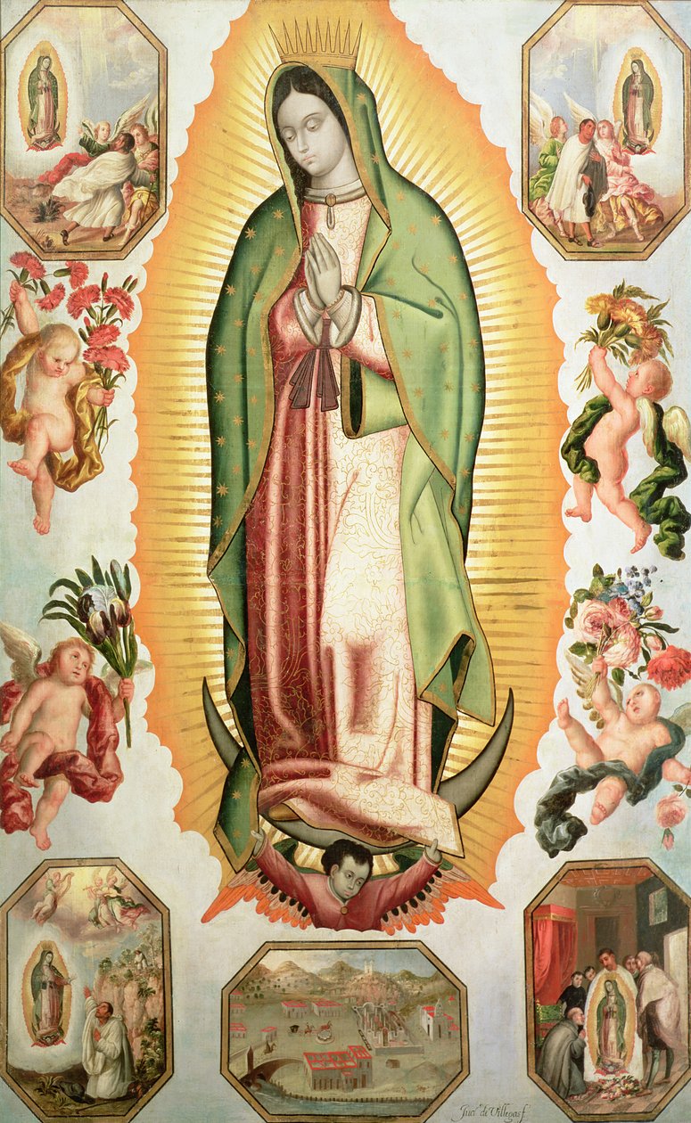 A guadalupei szűz alkotó: Juan de Villegas