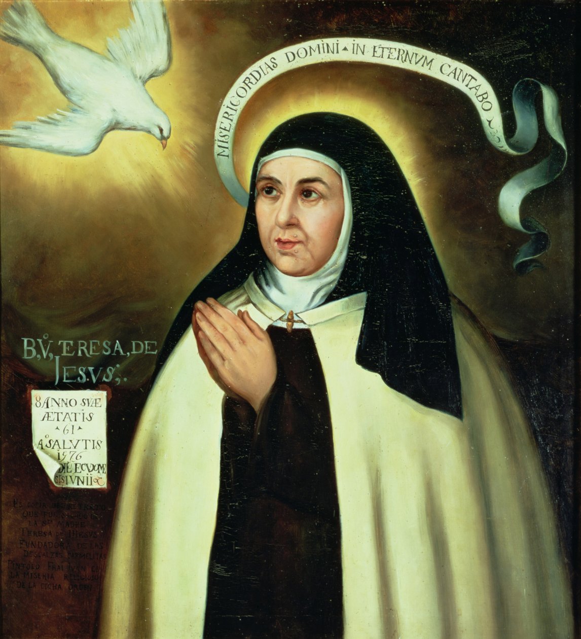 Avilai Szent Teréz (1515-82) 1570 alkotó: Juan de la Miseria