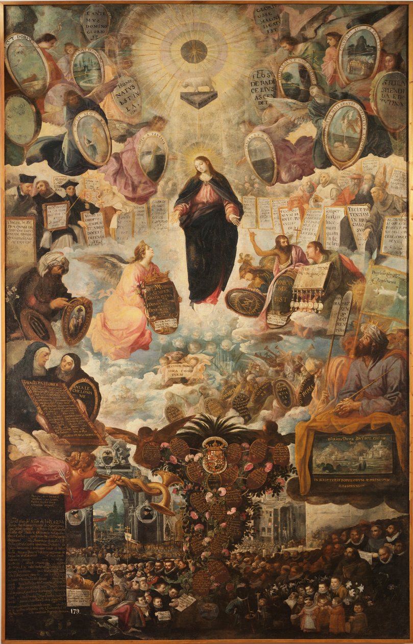 A Szeplőtelen Szűz allegóriája alkotó: Juan de las Roelas  