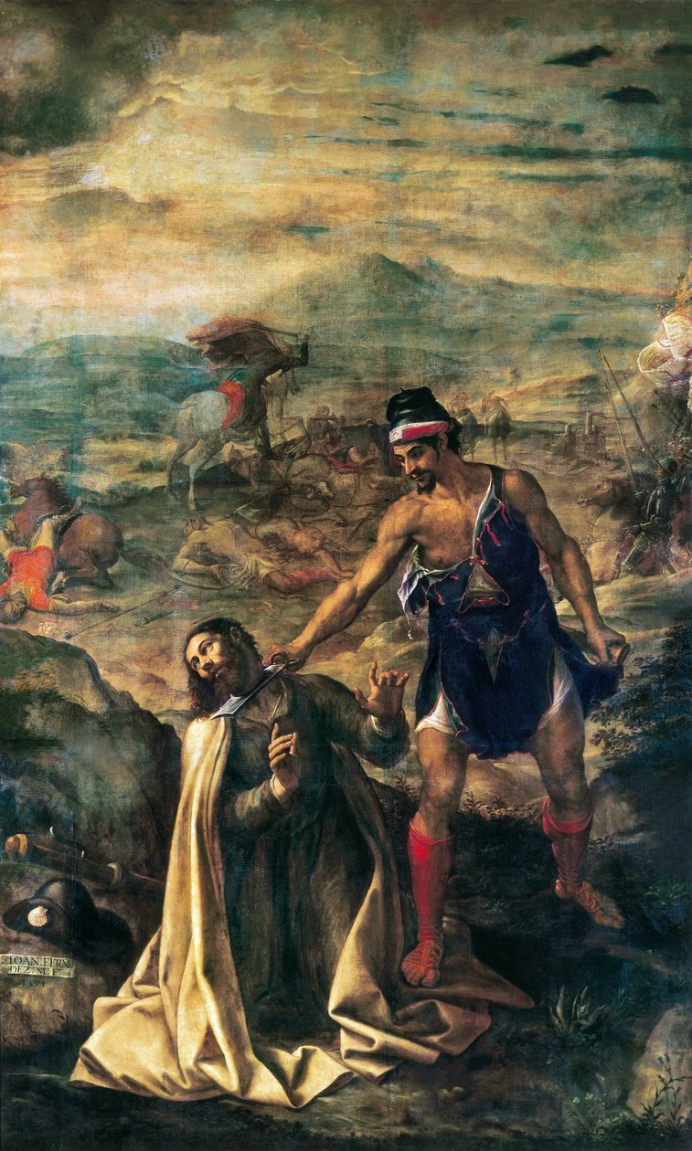 Nagy Szent Jakab dekollációja alkotó: Juan (1526 1579) Fernandez Navarette