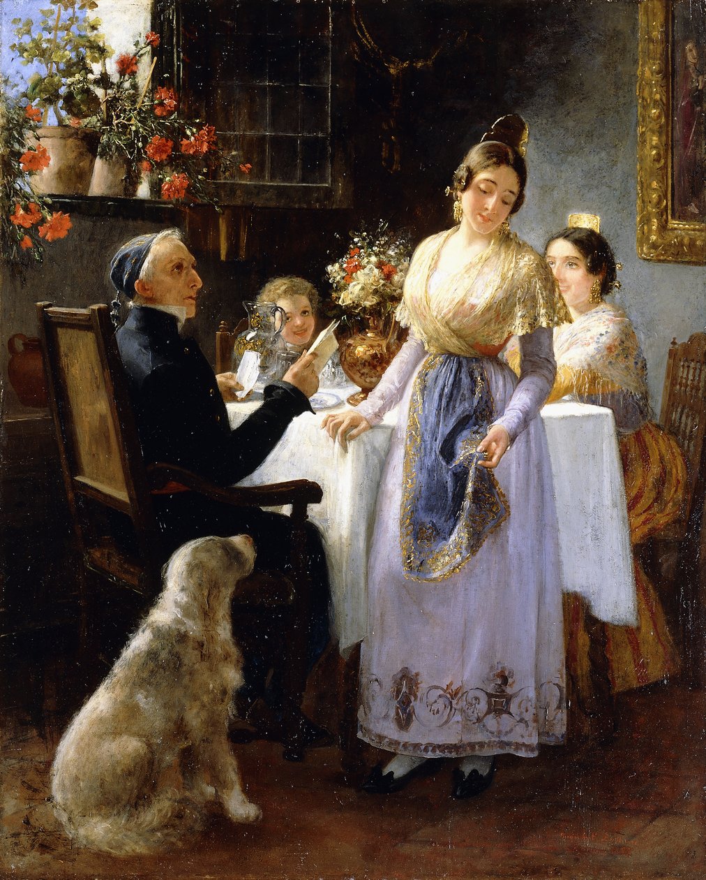 A levél alkotó: Juan Antonio Benlliure y Gil