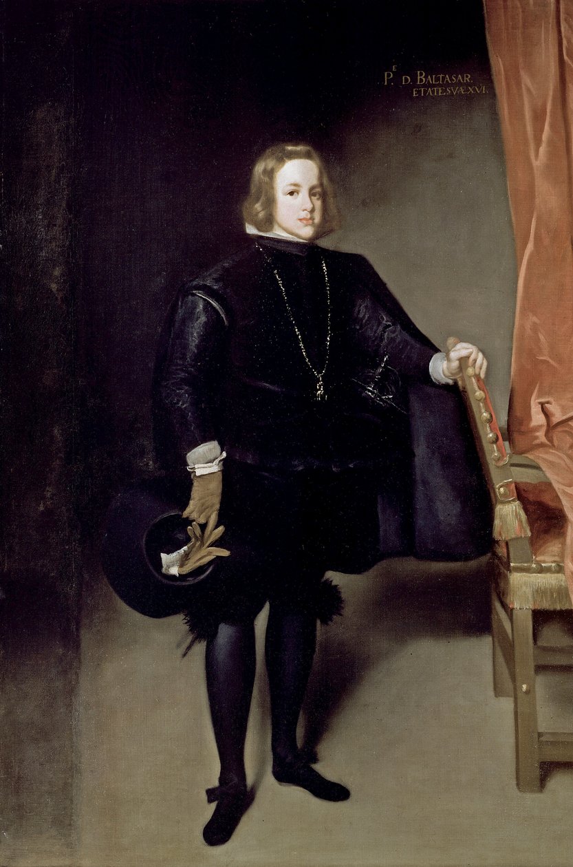 Az osztrák Baltasar Carlos (Baltazar-Charles vagy Balthazar Charles) portréja (1629-1646), IV. Fülöp fia – Baltasar Károly herceg portréja, Juan Bautista Martinez del Mazo alkotó: Juan Bautista Martinez Del Mazo