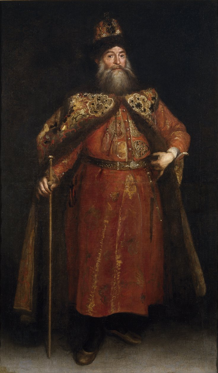 Pjotr Ivanovics Potyomkin nagykövet portréja 1617-1700, 1681 alkotó: Juan Carreño de Miranda