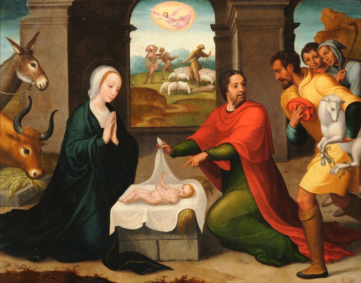A Pásztorok imádata alkotó: Juan Correa de Vivar