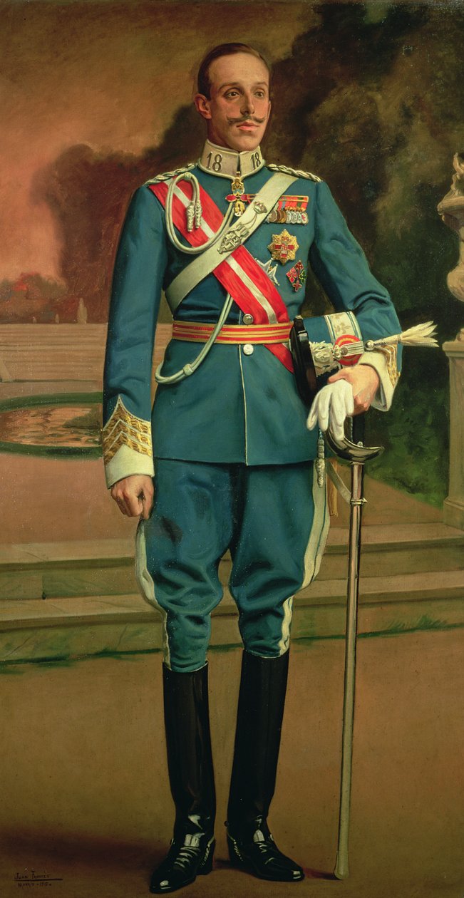 XIII. Alfonz király alkotó: Juan Frances y Mexia