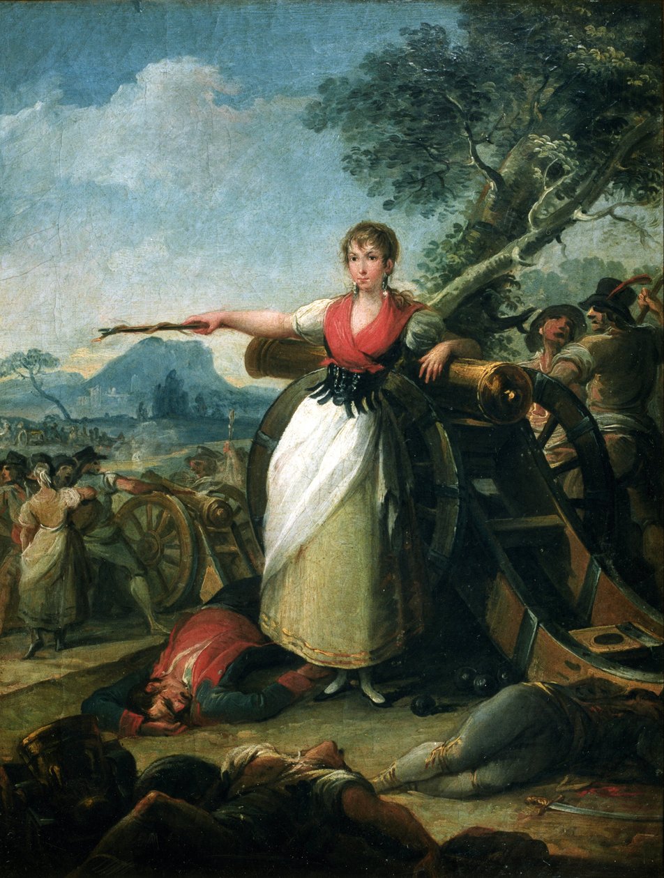 Spanyol: Agustina de Aragón Agustina de Aragón Agustina de Aragón alkotó: Juan Gálvez
