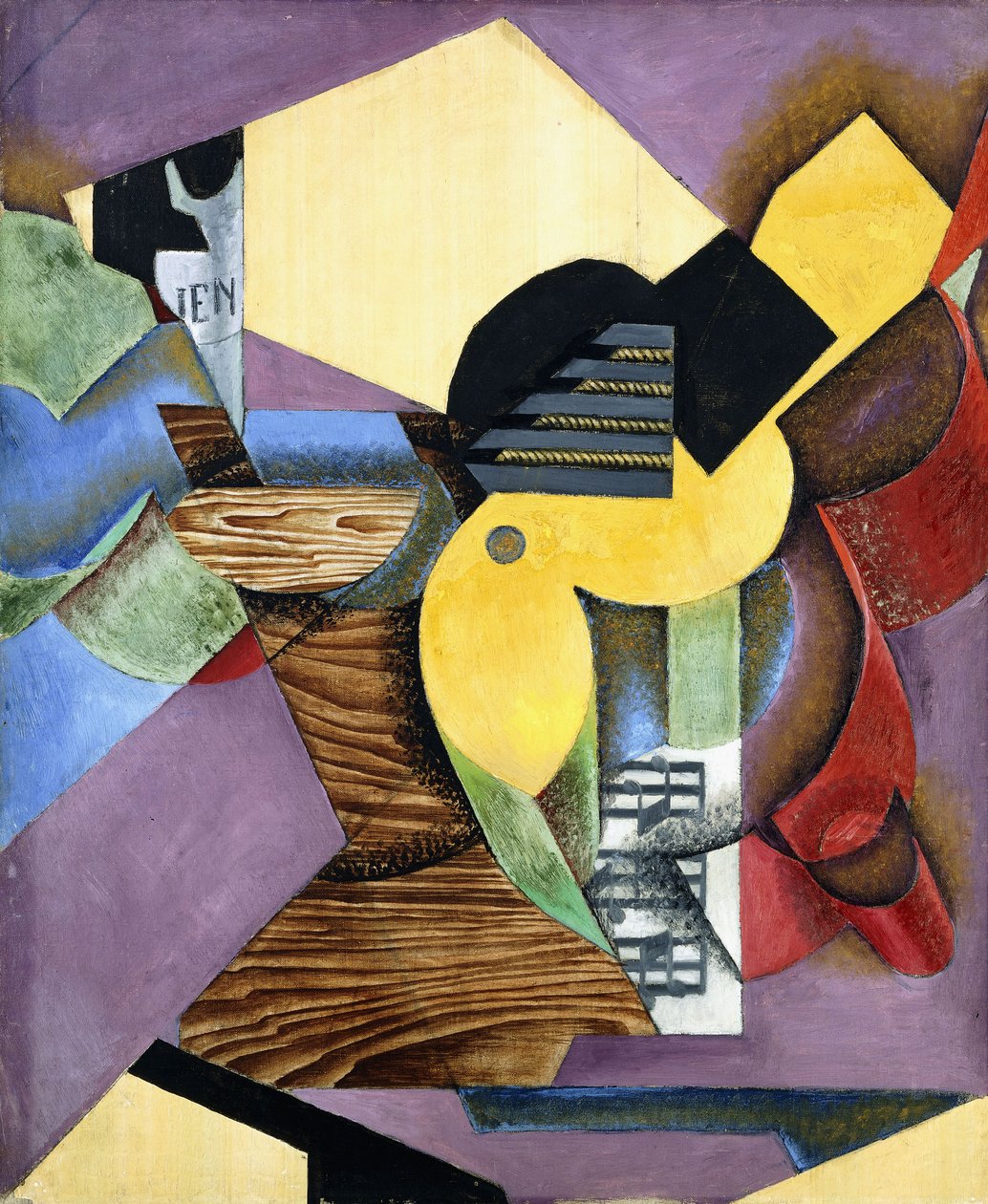Gitár, 1913 alkotó: Juan Gris