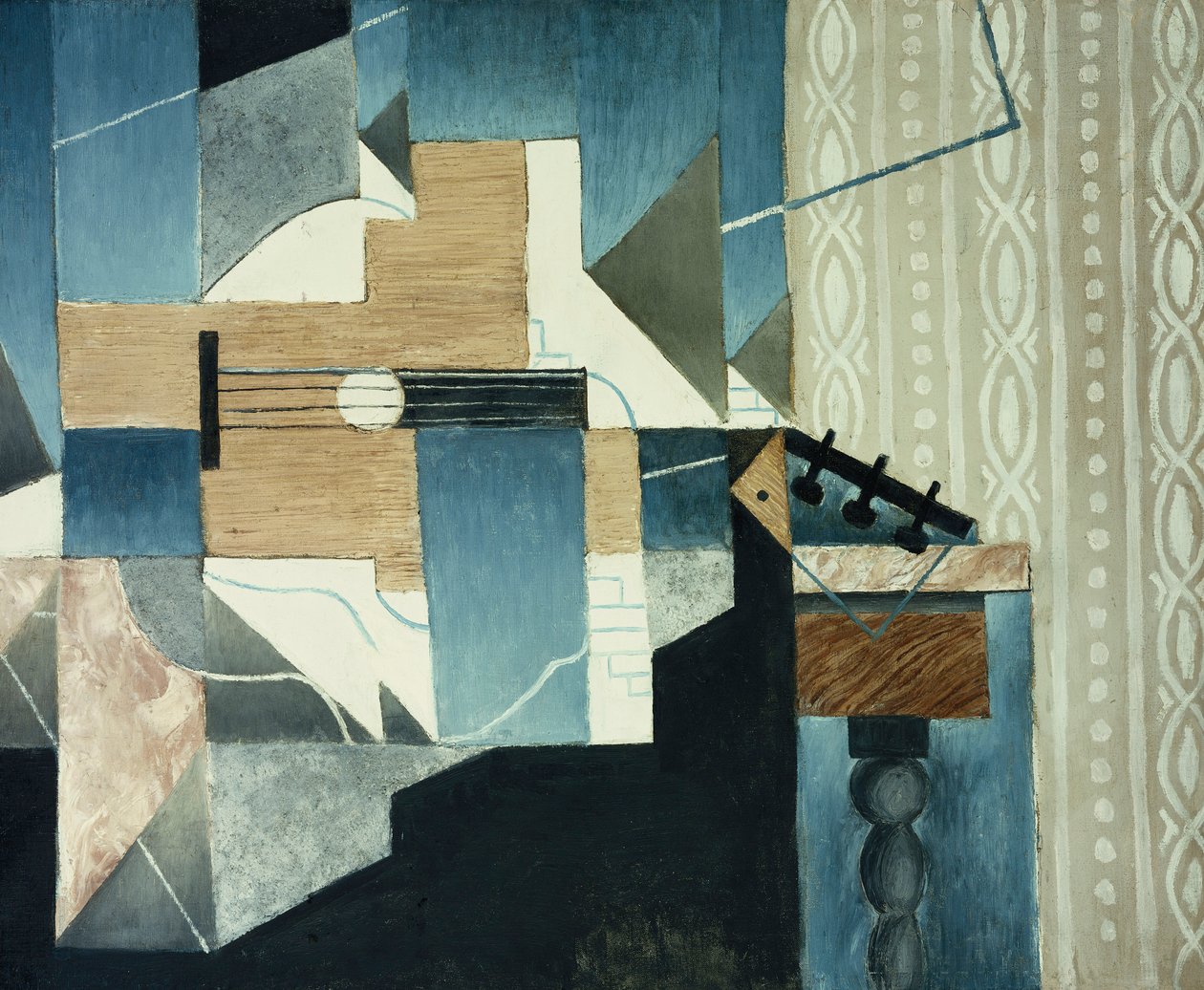 Gitár az asztalon; A gitár az asztalon, 1913 alkotó: Juan Gris